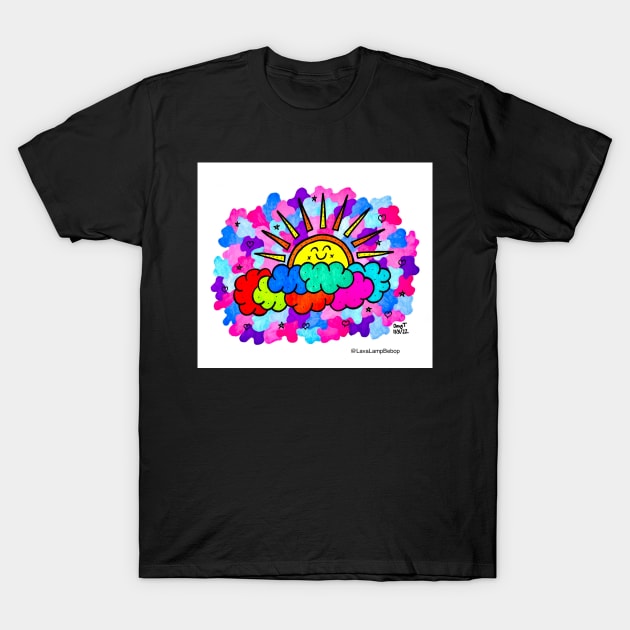 Sunrise T-Shirt by Lava Lamp Bebop